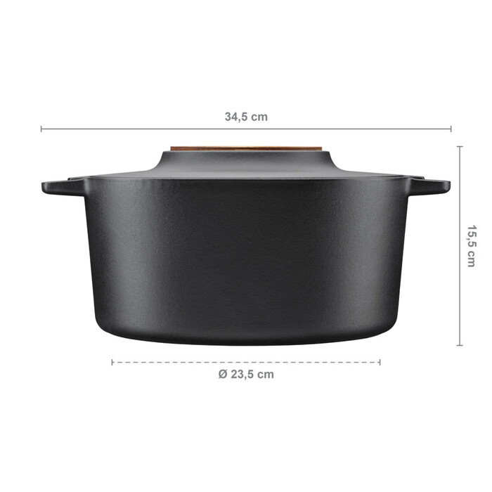 Каструля чавунна Fiskars Norden 6 л (1026566)