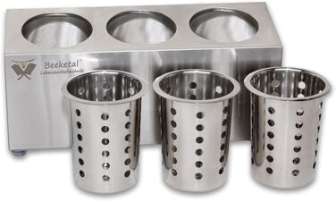 Профессиональный контейнер для столовых приборов, 3 держателя, BBK-3 Beeketal