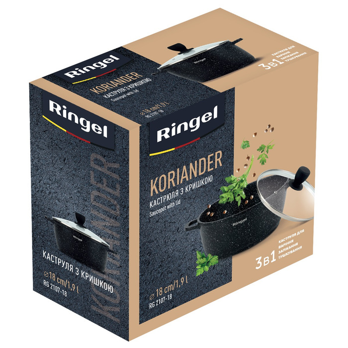 Каструля RINGEL Koriander (1.8 л) 18 см (6821518)