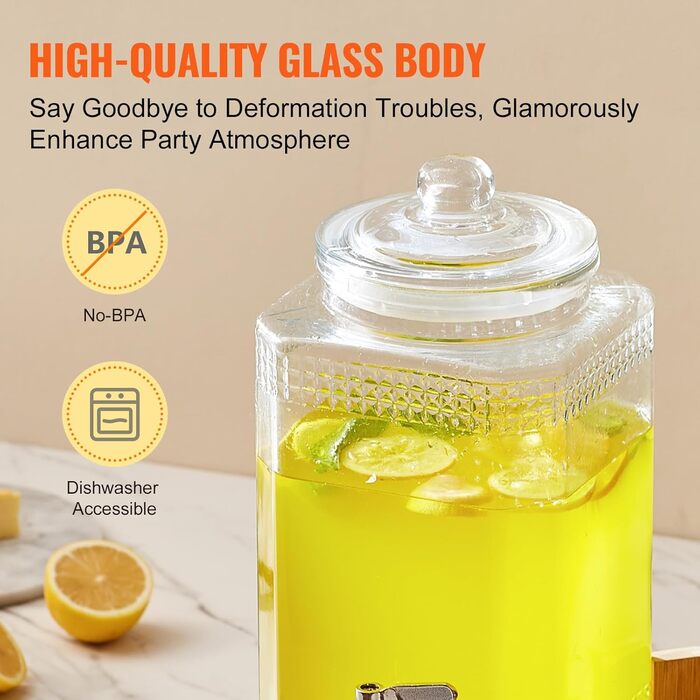 Диспенсер для напоїв з краном 5,5 л VEVOR