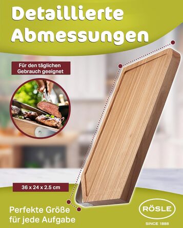 Доска разделочная 36x24 см Rosle
