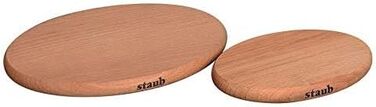 Подставка деревянная магнитная 16 см, овальная Staub