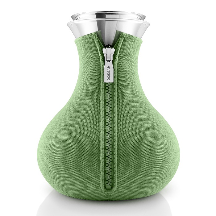 Чайник заварювальний tea maker в неопреновому текстурному чохлі 1 л світло-зелений Eva Solo