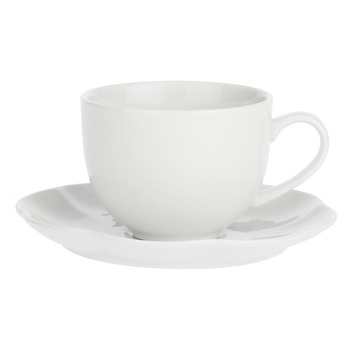 Чашка для чаю з блюдцем La Porcellana Bianca VILLADEIFIORI, порцеляна, 200 мл