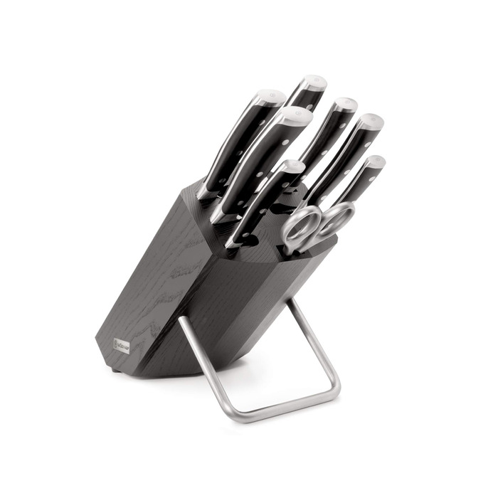 Набор ножей WSTHOF Classic Ikon, 8 предметов (черный)