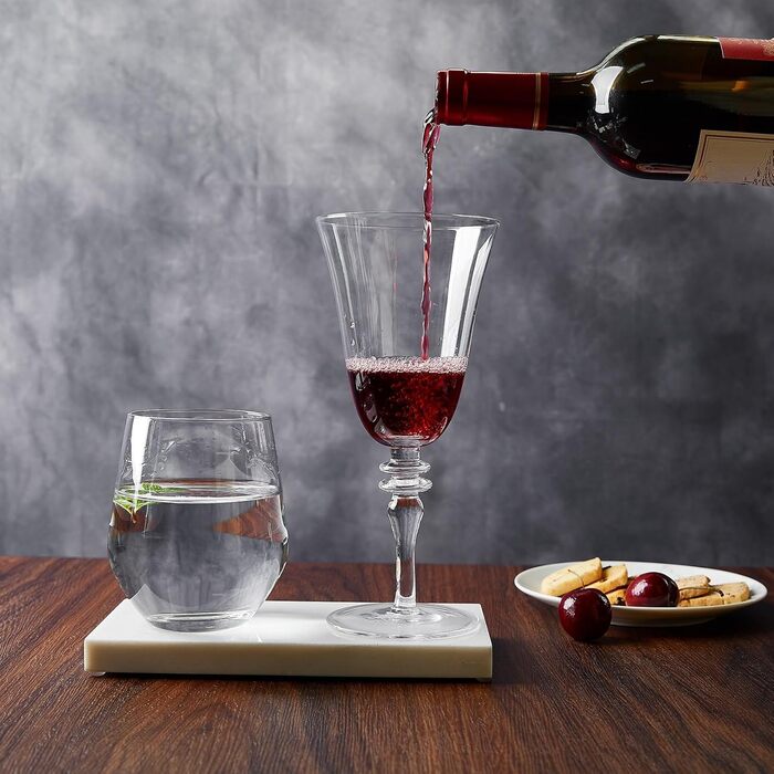 Елегантні келихи у вінтажному стилі 4 шт 420 мл Royalrose