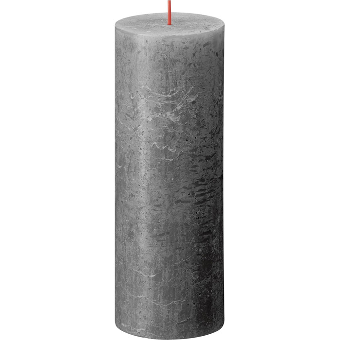 Свічки Bolsius Rustic Pillar Candles - Оливково-зелені - Набір з 4 шт. - Декоративні побутові свічки - Час горіння 60 годин - Без запаху - Натуральний рослинний віск - Без пальмової олії - Оливково-зелені (19 x 7 см, Антрацит)