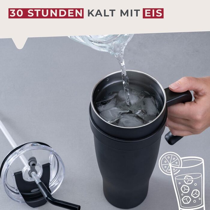 Термокухоль 1200 мл, чорний Fackelmann