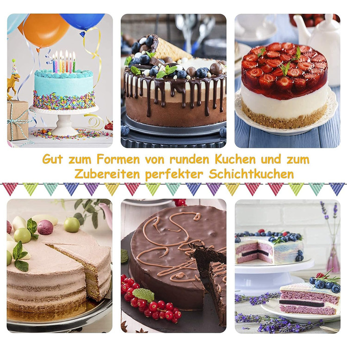 Форма для випікання кругла 16 см, набір 2 предмети, нержавіюча сталь Homikit