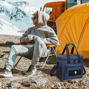 Тактична сумка для ланчу для чоловіків 12,3 л синя Bunnychic