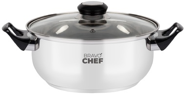Кастрюля Bravo Chef 18 см (1.6 л) с бакелитовыми ручками (6811077)