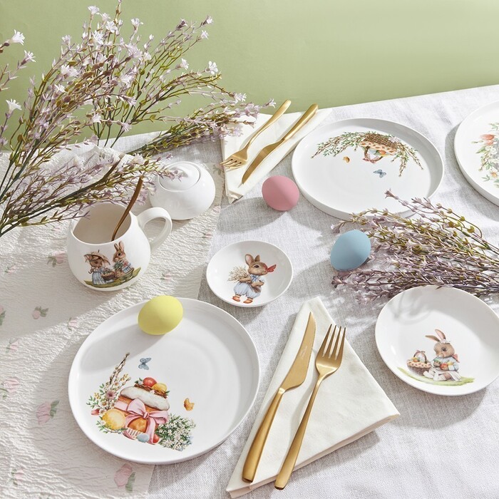 Тарілка Fissman 10 см EASTER порцеляна (13692)