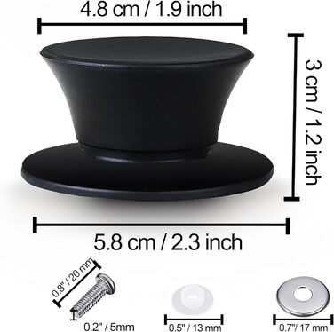 Силіконова універсальна кришка Anaeat для каструль, сковорідок та пателень загартоване скло з термостійким силіконовим обідком, підходить для посуду діаметром змінна кришка (2 чорні ручки)