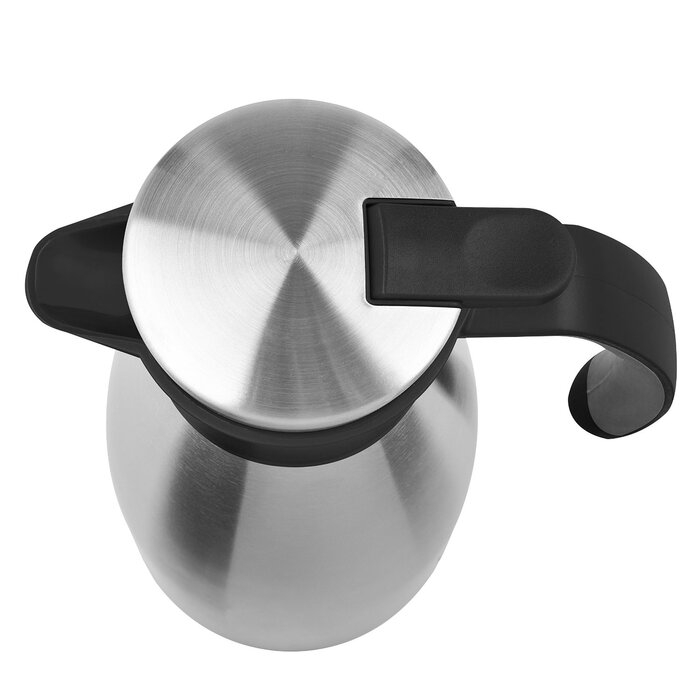 Термос-чайник 1 л чорний Soft Grip Emsa