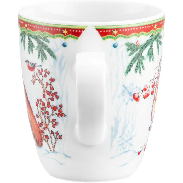 Рождественская кружка с ручкой 400 мл Лесные животные, фарфор Seltmann Weiden