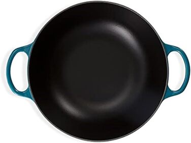 Чавунна каструля Le Creuset Signature La Marmite, 26 см, 4,1 л, Deep Teal (для всіх типів плит, включаючи індукційні)