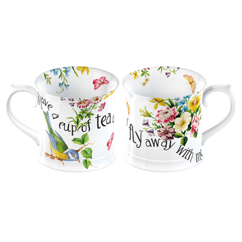 Кухоль для чаю CreativeTops Fly Away ENGLISH GARDEN, 350 мл