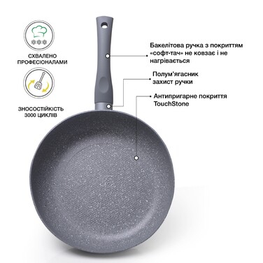 Сковорідка Fissman VULCANO 24 см індукційна (4941)