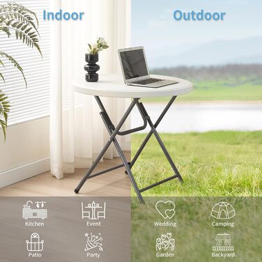 Складной стол 80x75 см KAIHAOWIN