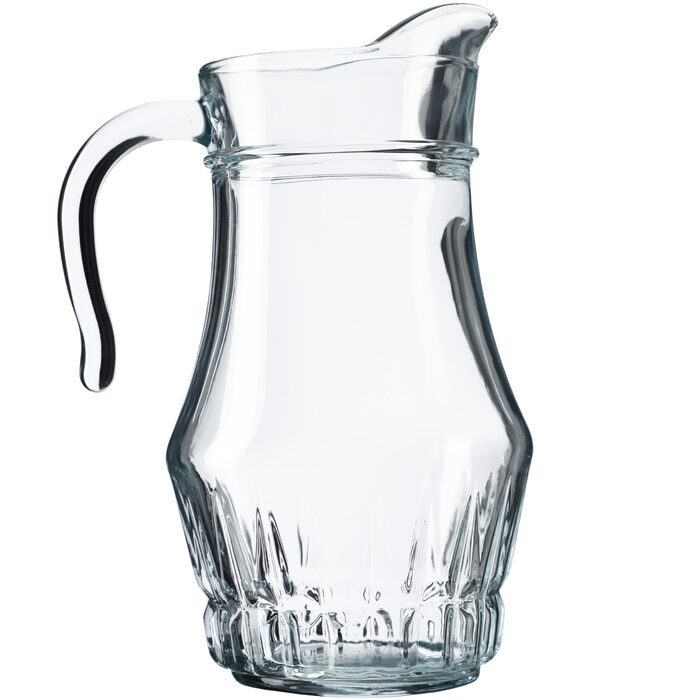Скляний глечик для води з носиком та зручною ручкою 1,5 л KADAX