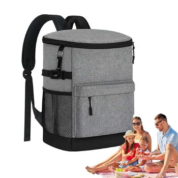 Терморюкзак 17 л сірий Dtaigou