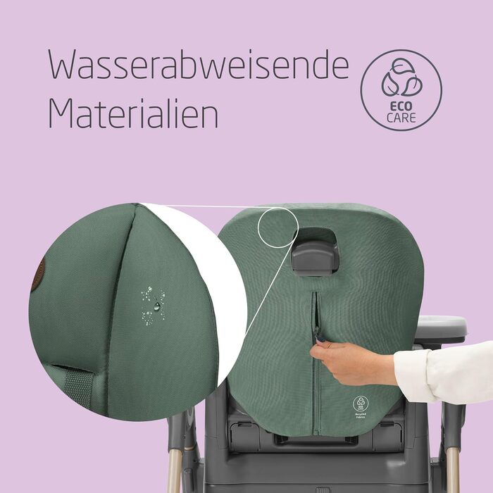 Дитячий стільчик для годування від 0 до 14 зелений Minla Maxi-Cosi