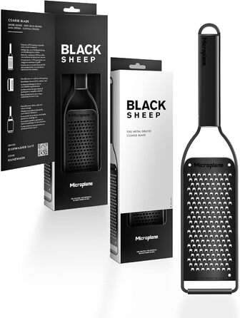 Терка 30 см крупна, чорна Black Sheep Microplane