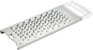 Терка для шпетцле Fackelmann ARCADALINA, професійна класична терка для шпетцле, виготовлена з нержавіючої сталі, для шпетцле (колір білий/срібний), кількість , 32x17 см (довжина)