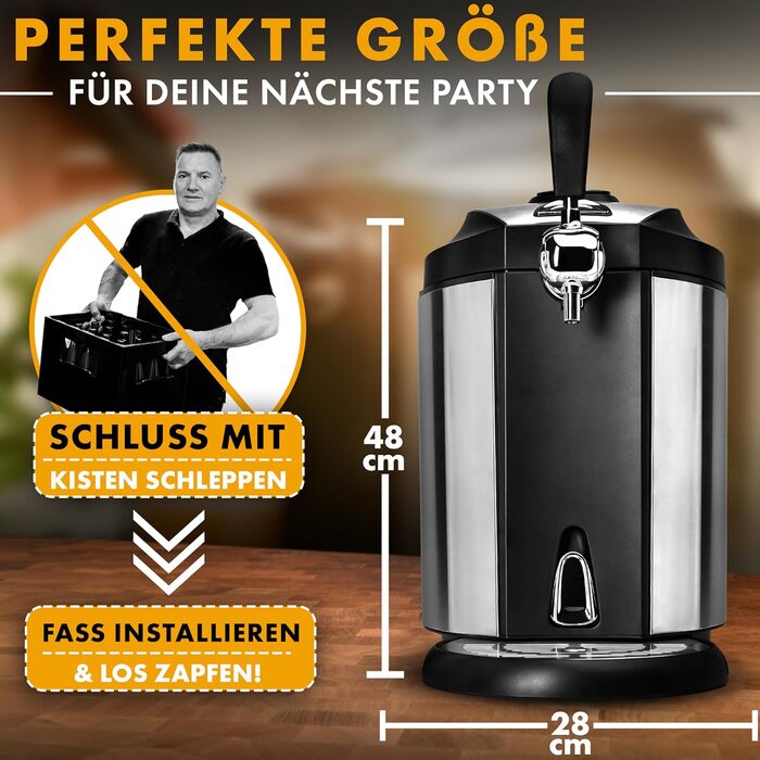 Диспенсер для пива 5 л Clatronic