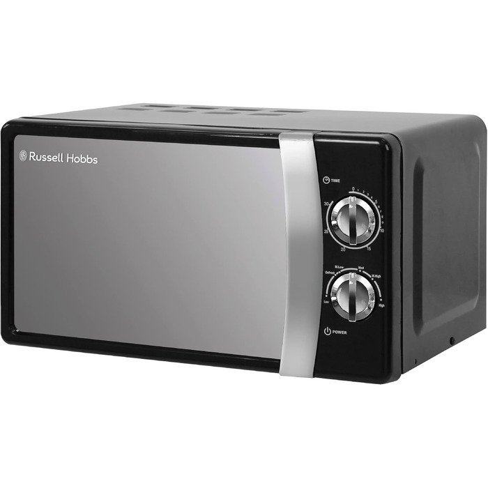 Мікрохвильова піч 17 л, 700 Вт, чорний RHMM701B Russell Hobbs
