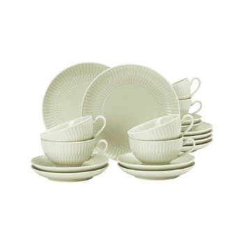 Чайний сервіз на 6 персон, 18 предметів, маленький Amina Seladon Seltmann Weiden