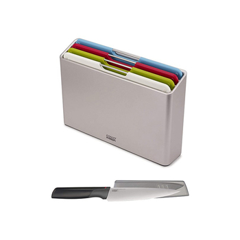 Набор разделочных досок с шеф-ножом и кейсом для хранения Joseph Joseph Chopping Board Set , 31,8 х 22,2 х 7,6 см, 6 пр.