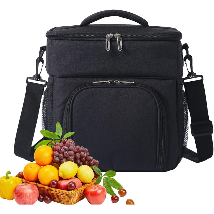 Термосумка 14 л чорная Generisch