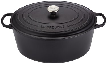 Гусятница / жаровня 40 см, чорний Le Creuset