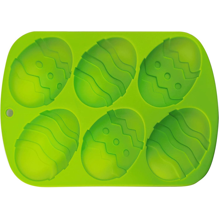 Форма для випікання пасхальних яєць з 3 частин, форма для торта, 6 решіток, силіконова форма для пасхальних яєць, силіконова форма для пасхальних яєць, 3D форма для мила, силіконова форма для випікання пасхальних яєць, лоток для шоколаду, цукерок, бомбочо