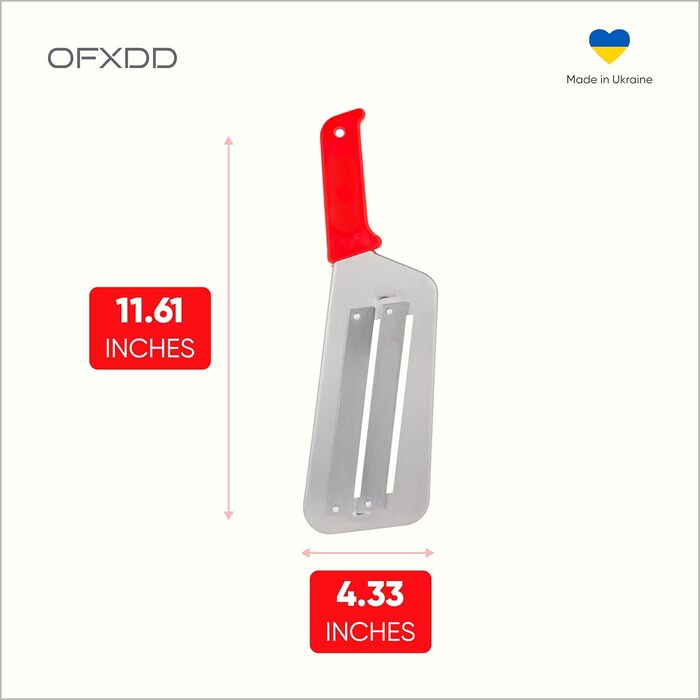 Овочерізка 29,5 см червона OFXDD