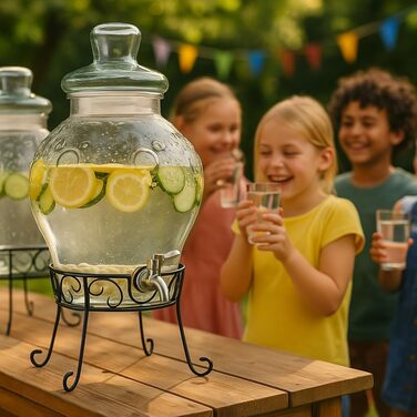 Диспенсер для напоїв на 10 л зі сталевим краном Monster24