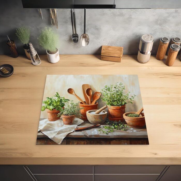 Керамическая крышка для защиты индукционной варочной поверхности 60 х 52 см KitchenYeah