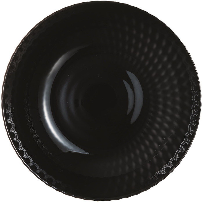 Тарілка супова Luminarc Pampille Black 20 см (6711239)