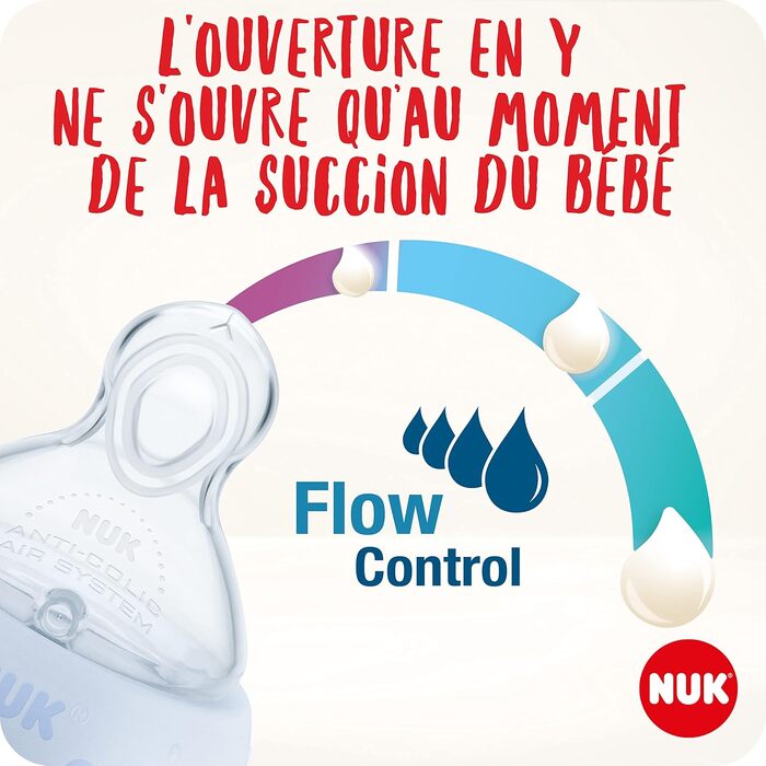 Бутылочка для кормления 360 мл, синий First Choice NUK