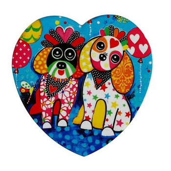 Подставка под чашку Maxwell Williams Oodles of Love LOVE HEARTS, керамика, 10 х 9,5 см