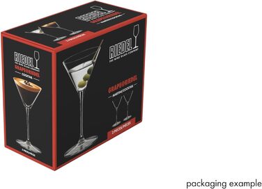 Келих для Мартіні/Коктейлів Grape - набір з 2 шт., кришталеве скло, можна мити в посудомийній машині - 6424/77