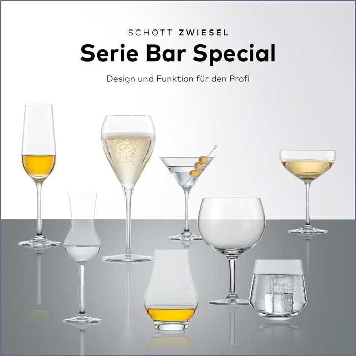 Набор из 6 бокалов для коктейлей с круглым дном, Bar Special Schott Zwiesel