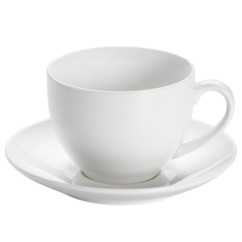 Чашка с блюдцем Maxwell & Williams WHITE BASICS ROUND, фарфор, 245 мл