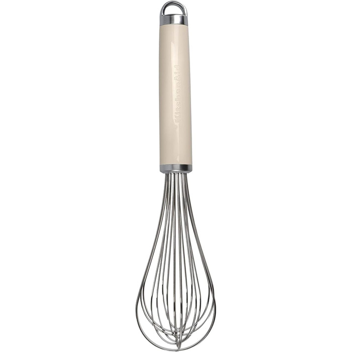 Ложка для морозива KitchenAid, ложку можна мити в посудомийній машині мигдалевий крем (мигдалевий крем, набір з вінчиком)