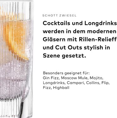 Набор бокалов для лонгдринков 4 шт 410 мл Fave Schott Zwiesel