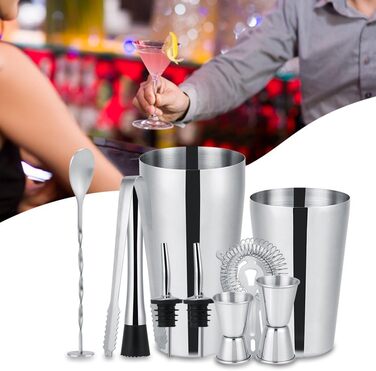 Набор для приготовления коктейлей из 10 предметов UPQRSG
