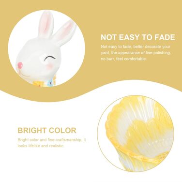 Керамическая чаша для хранения пасхального кролика Angoily