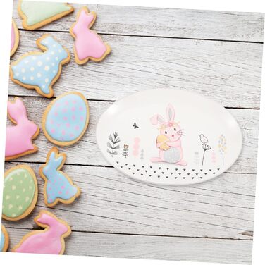 Керамическая тарелка с кроликом 28 см FUNOMOCYA