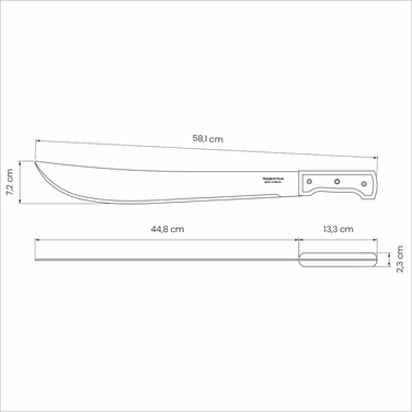 Ніж мачете Tramontina, 450 мм (7081446)